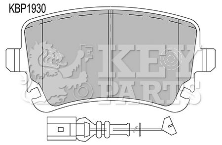 KEY PARTS Jarrupala, levyjarru KBP1930